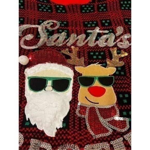 UGLY SWEATER SANTA BESTIE SIZE S - Picture 3 of 11